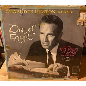 Reads "Out Of Egypt" From The Five Books Of Moses Of The Holy Bible VG+ AB37